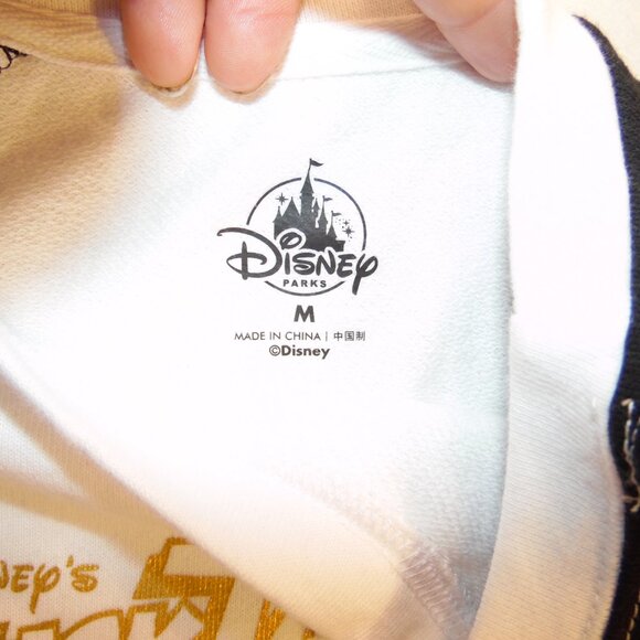 Disney Parks Sweatshirt‎ Womens Medium White Black Duck Tales EUC - Picture 4 of 6